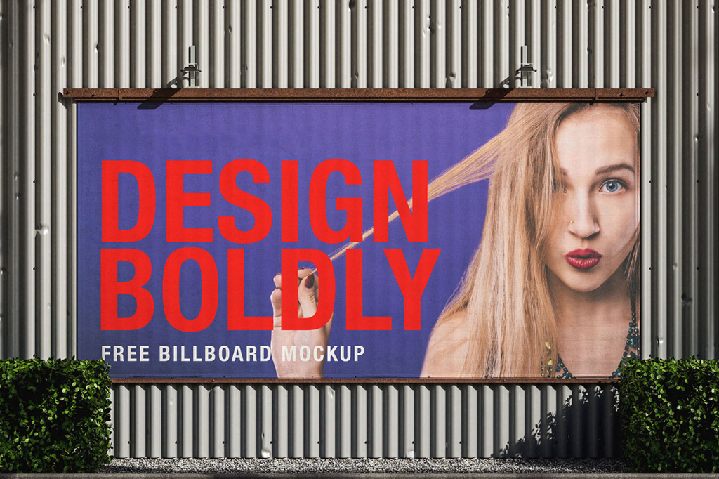Outdoor banner mockup